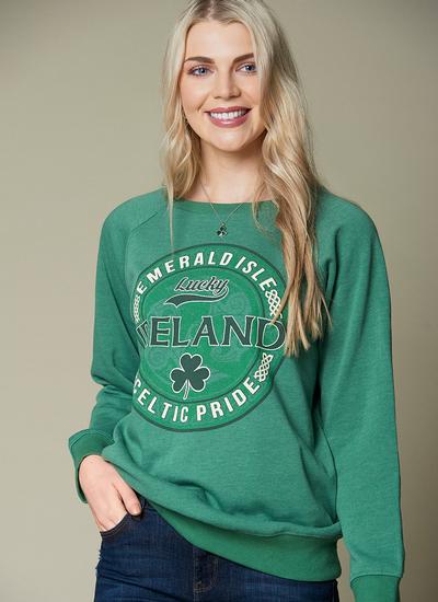 Ireland Hoodie - McGuiness or McGenis Irish Celtic Shamrock main image 1
